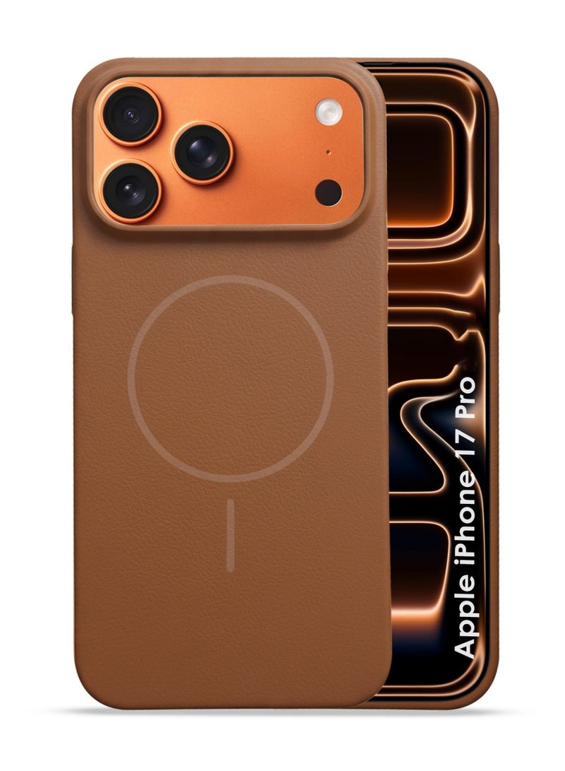 جراب ماج سيف من السيليكون لهاتف أبل آيفون 17 برو، غطاء خلفي ناعم هجين للغاية متوافق مع ماج سيف، حماية للكاميرا، جراب ممتص للصدمات لهاتف أبل آيفون 17 برو - Image 1